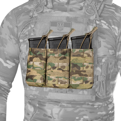 Підсумок потрійний під магазини AK/AR Multicam (8578)