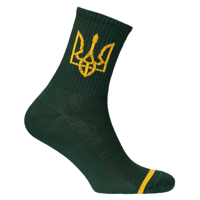 Шкарпетки Тризуб Темно-зелені (7166), 42-45