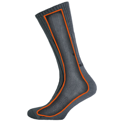 Трекінгові шкарпетки TRK Long Gray (5847), 42-45