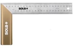 Угольник Sola нержавеющая сталь алюминиевая ручка 250 мм (SRB 250)