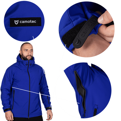 Куртка Rubicon SoftShell Синя (7493)