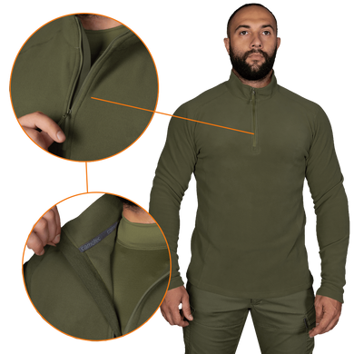 Флісова кофта Hawk Himatec Олива (7291)