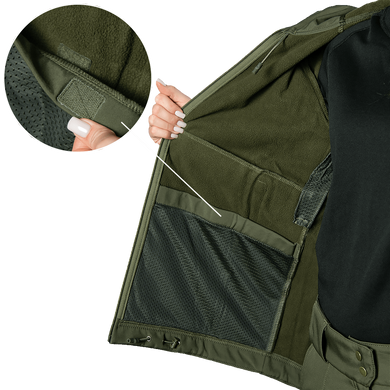 Жіноча куртка Stalker SoftShell Олива (7441)