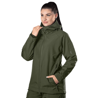 Жіноча куртка Stalker SoftShell Олива (7441)
