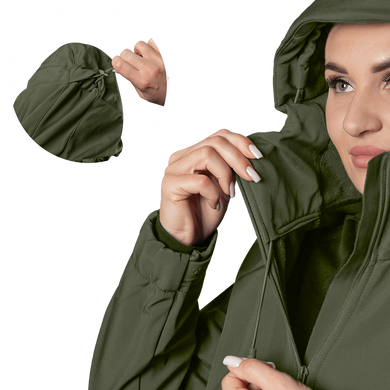 Жіноча куртка Stalker SoftShell Олива (7441)